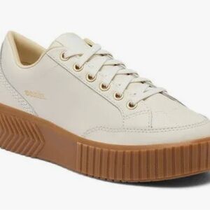 Sorel Women's Off-White Sneakers with Brown Sole